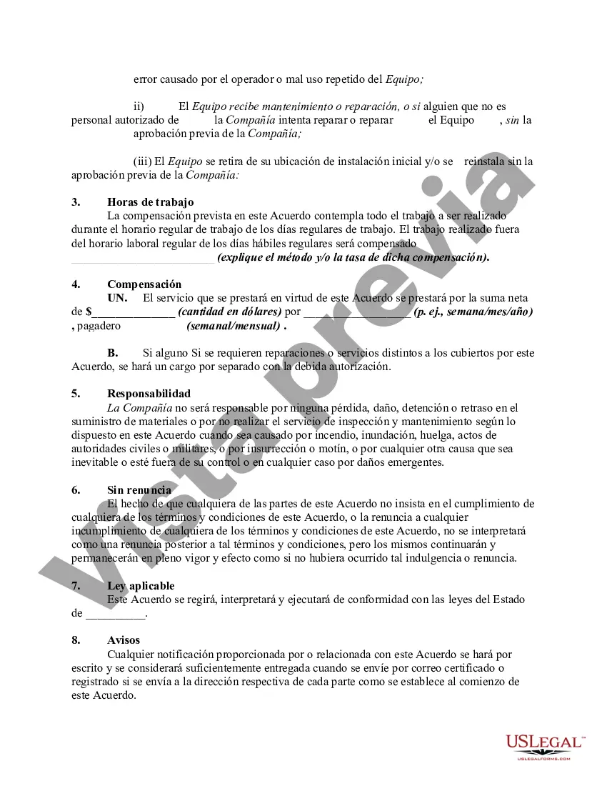 Preview Acuerdo para mantener y dar servicio a equipos médicos