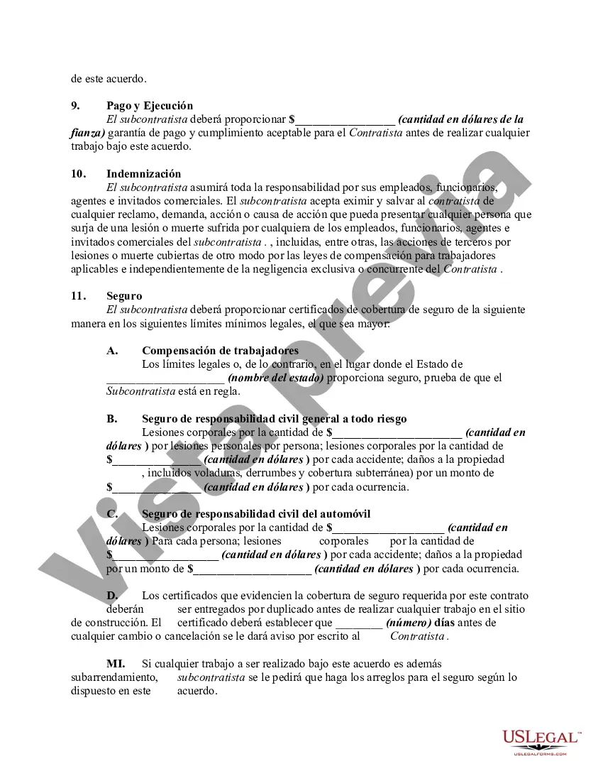 Preview Acuerdo para subcontratar la construcción de acero para el fabricante de acero