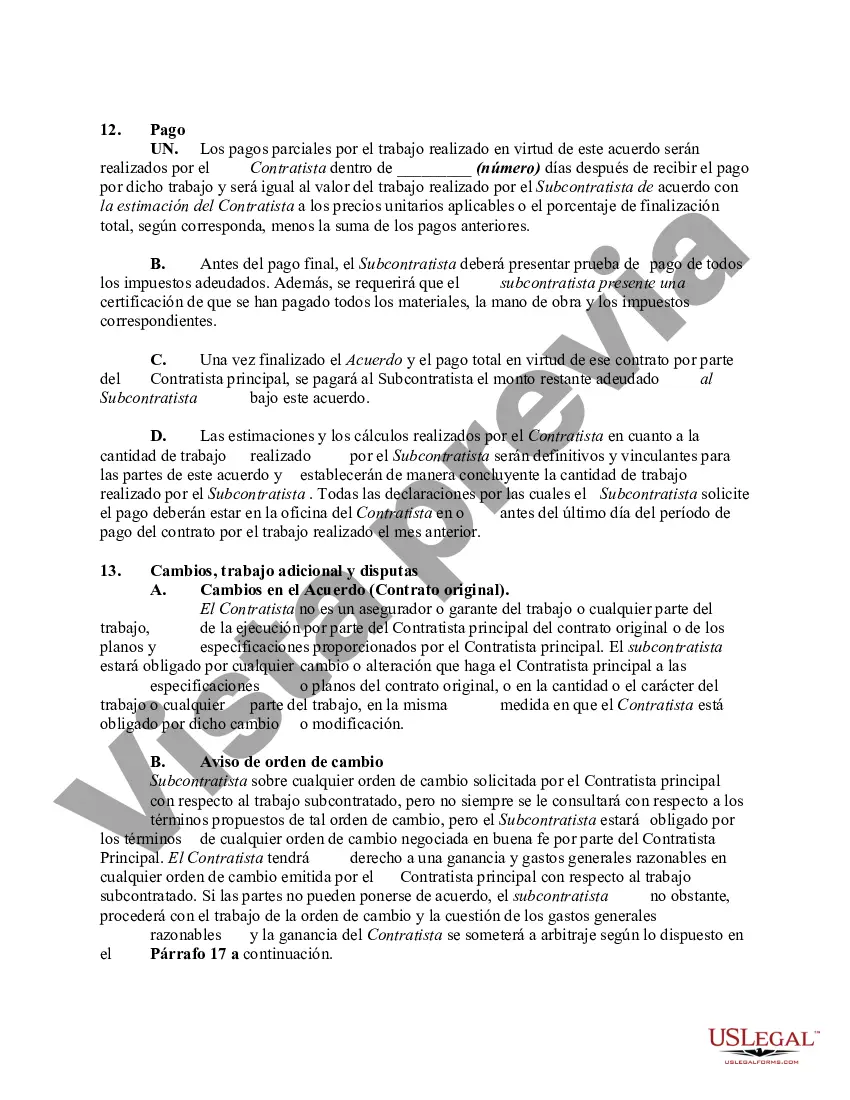 Preview Acuerdo para subcontratar la construcción de acero para el fabricante de acero