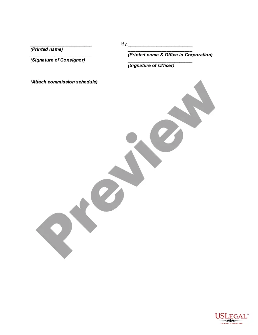 Get Contract for Sale of Book on Consignment Preview Contract for Sale of Book on Consignment