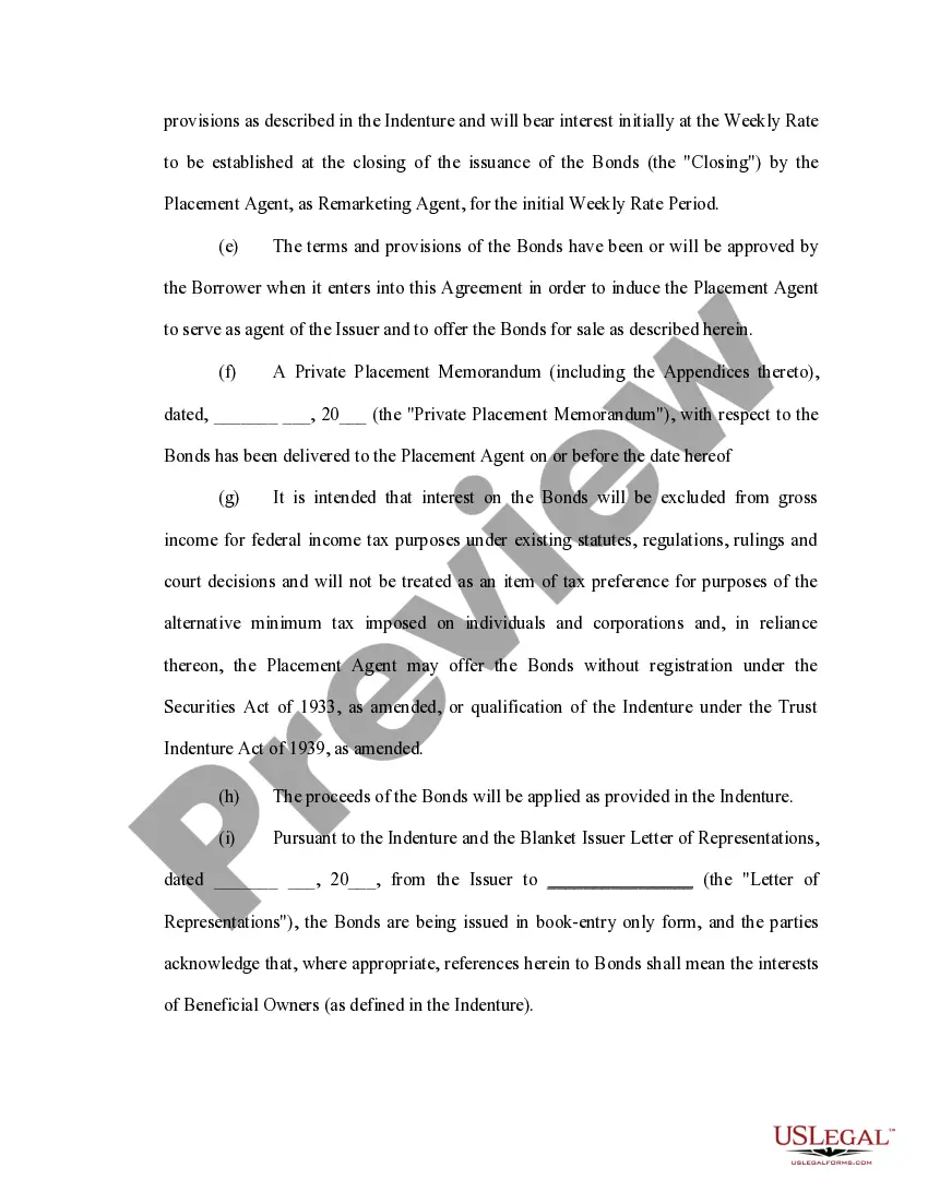 Get Bond placement agreement Preview Bond placement agreement