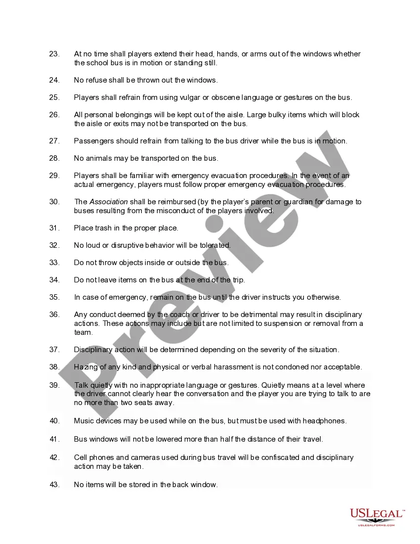 Get Parental Consent and Release Form Bus Travel to Hockey Games and Practices Preview Parental Consent and Release Form Bus Travel to Hockey Games and Practices