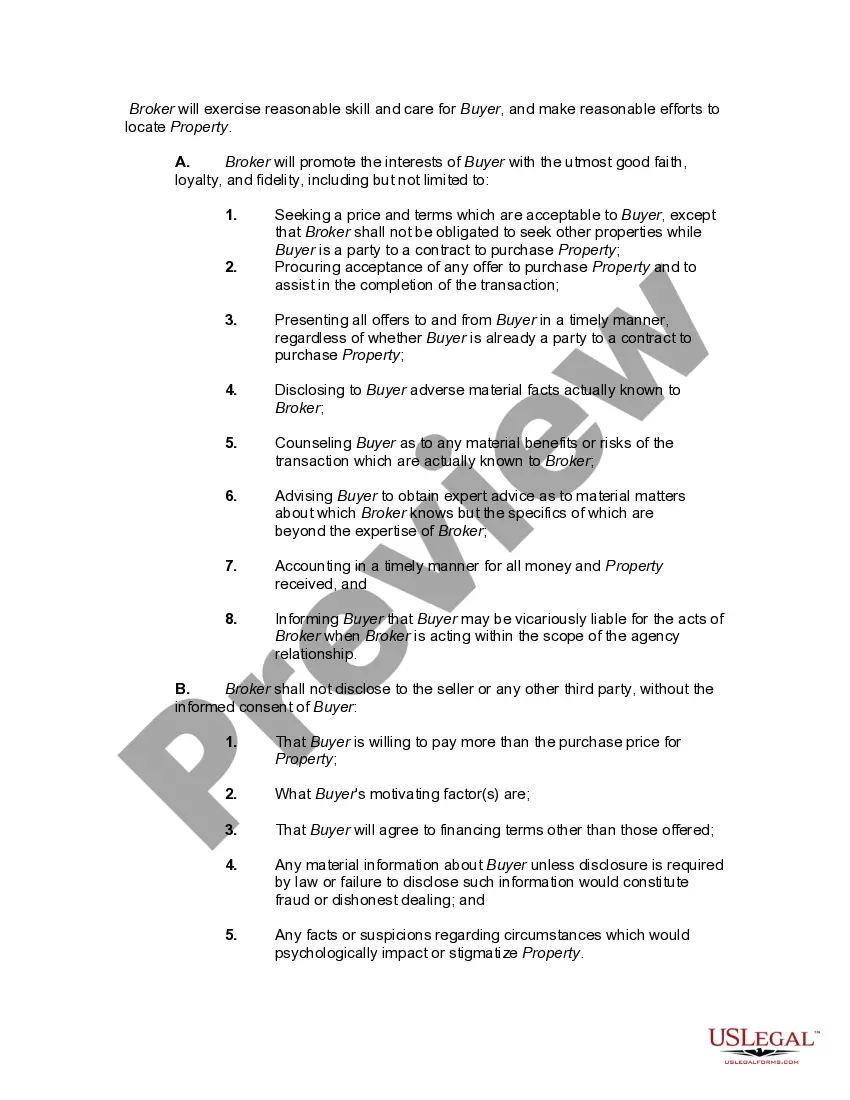 Get Contract to be Exclusive Agent or Realtor for Buyer and to Charge Fixed Rate of Commission in a Real Estate Transaction Preview Contract to be Exclusive Agent or Realtor for Buyer and to Charge Fixed Rate of Commission in a Real Estate Transaction