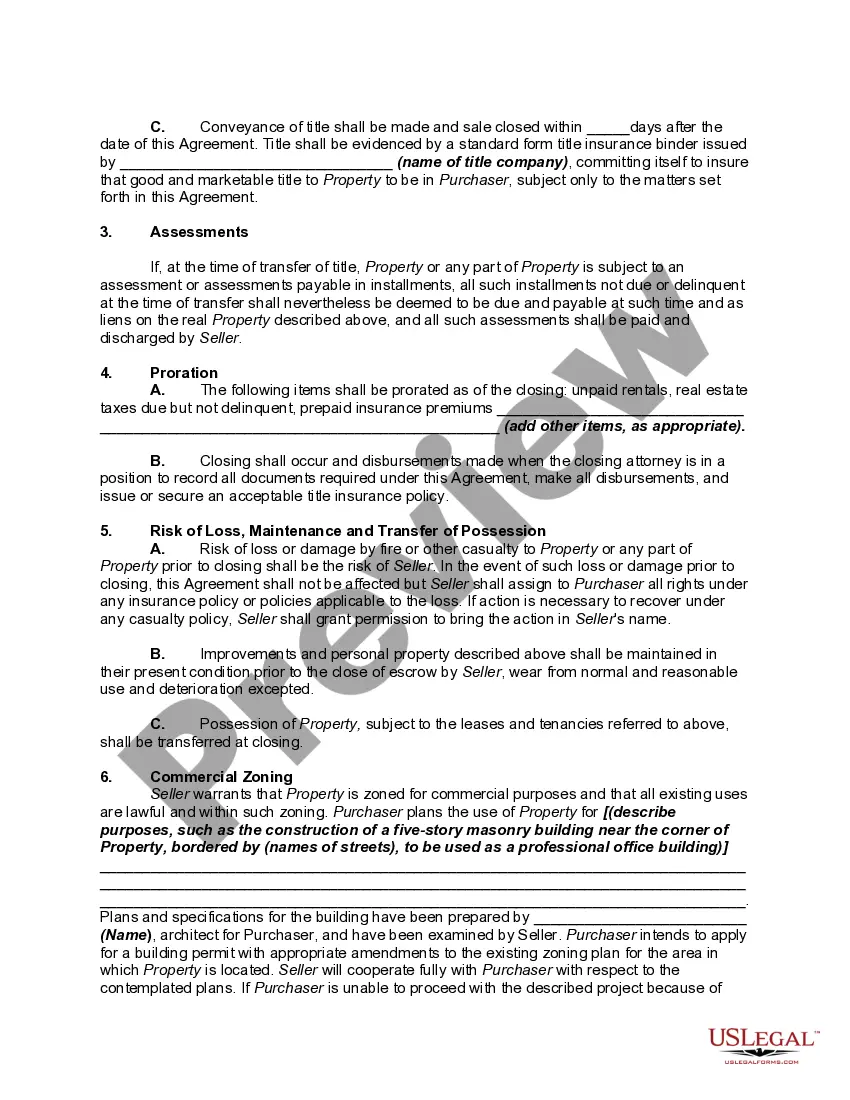 Get Contract of Sale and Purchase of Commercial Property - Commercial Building Preview Contract of Sale and Purchase of Commercial Property - Commercial Building