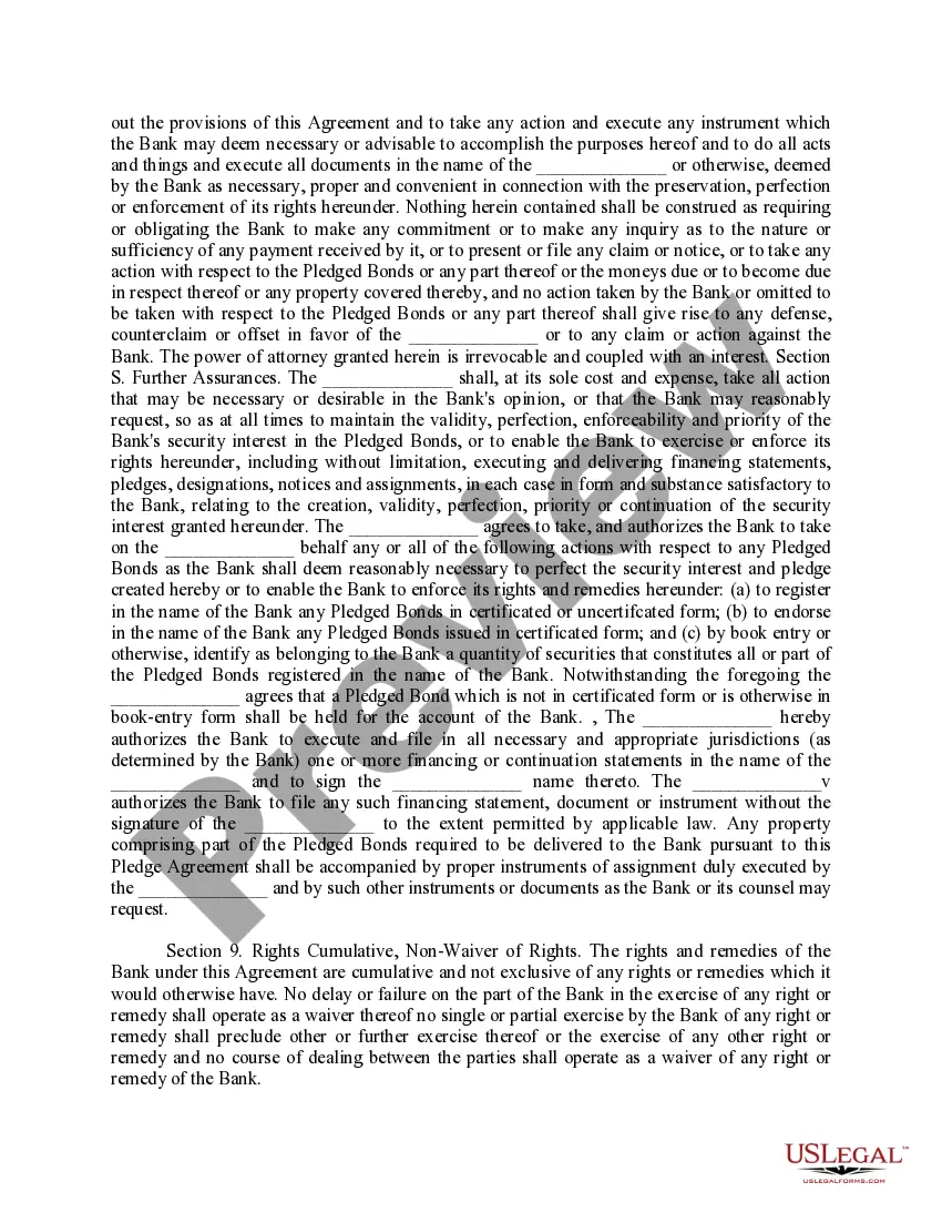 Preview Pledge Agreement College