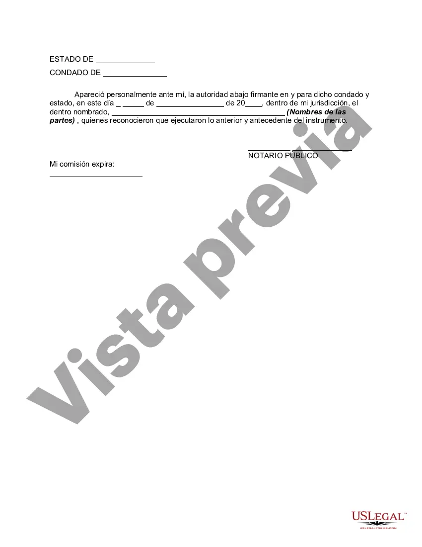 Preview Renuncia mutua de interés de los cónyuges en la propiedad del otro con disposición para el uso de la residencia familiar por parte de un cónyuge