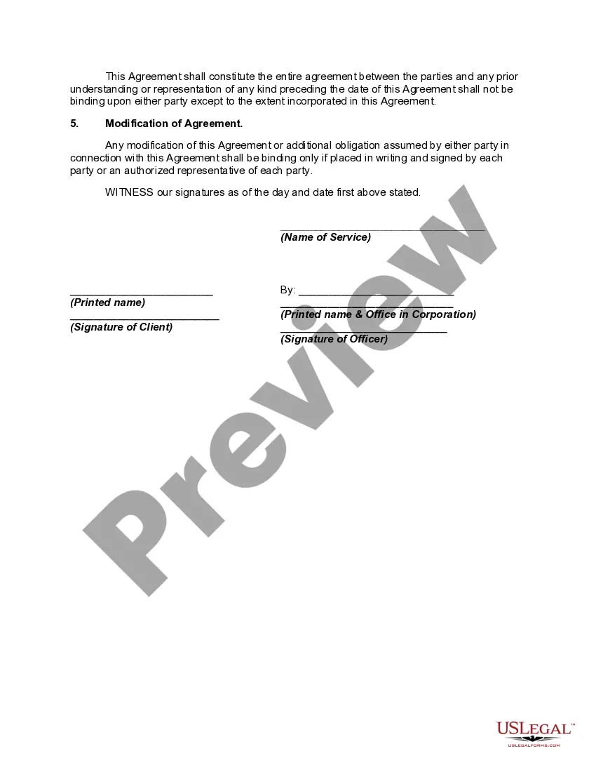 Get Agreement between Matchmaking Service and Customer Preview Agreement between Matchmaking Service and Customer