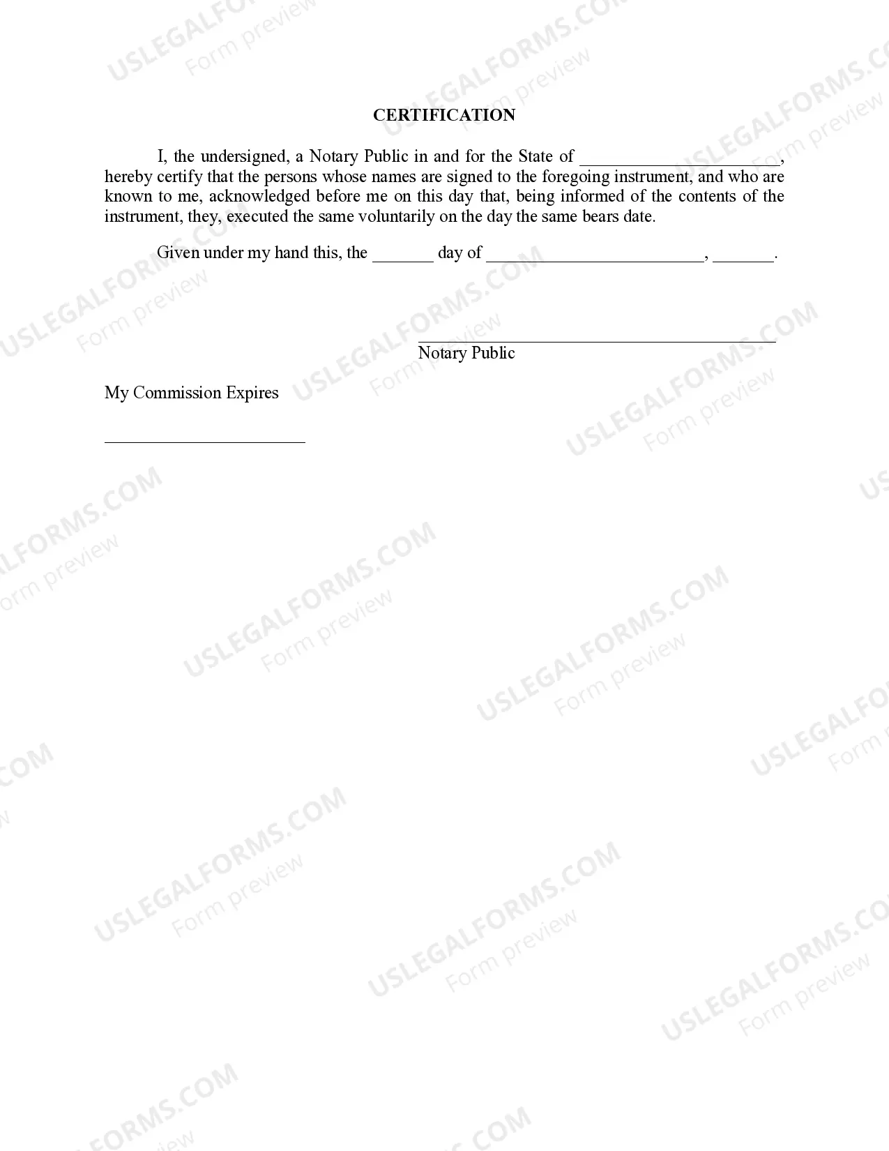 Preview Bill of Sale - Motorcycle