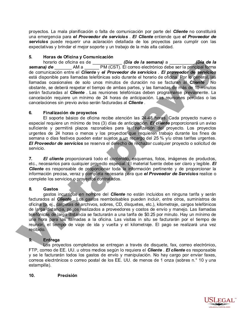 Preview Acuerdo de retención para servicios de asistente virtual