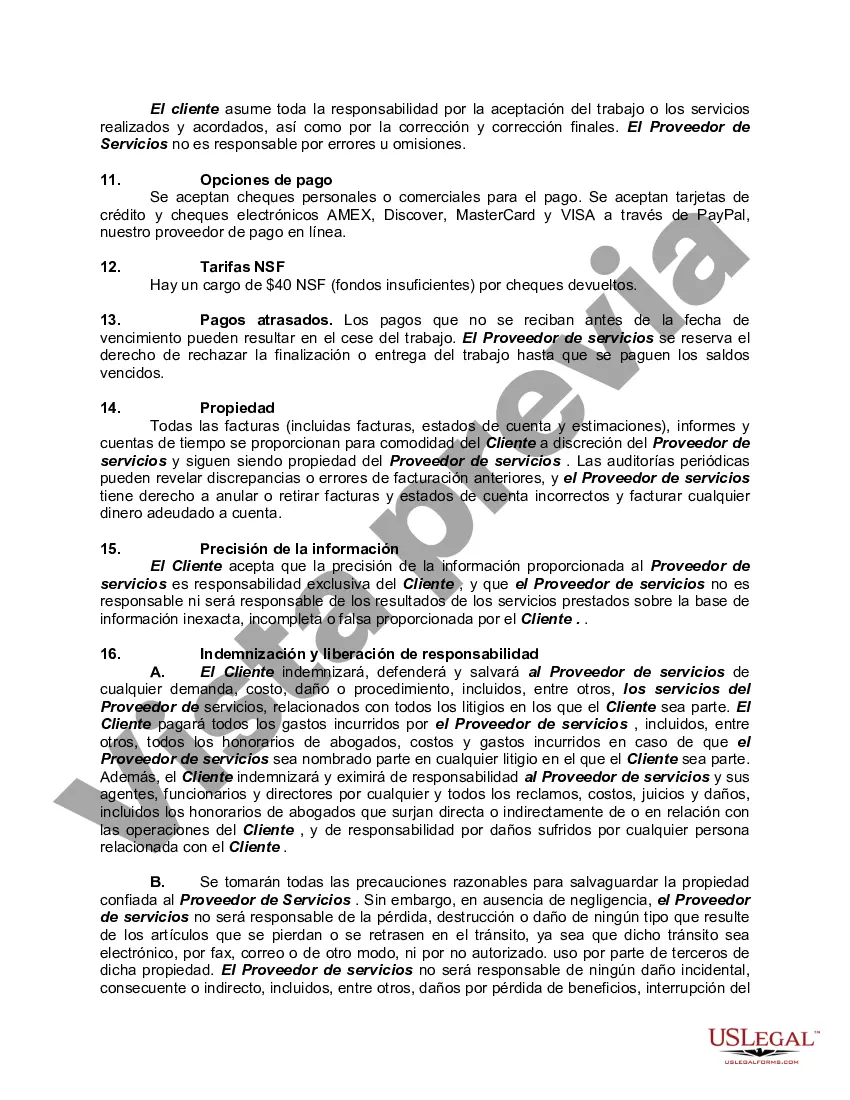 Preview Acuerdo de retención para servicios de asistente virtual