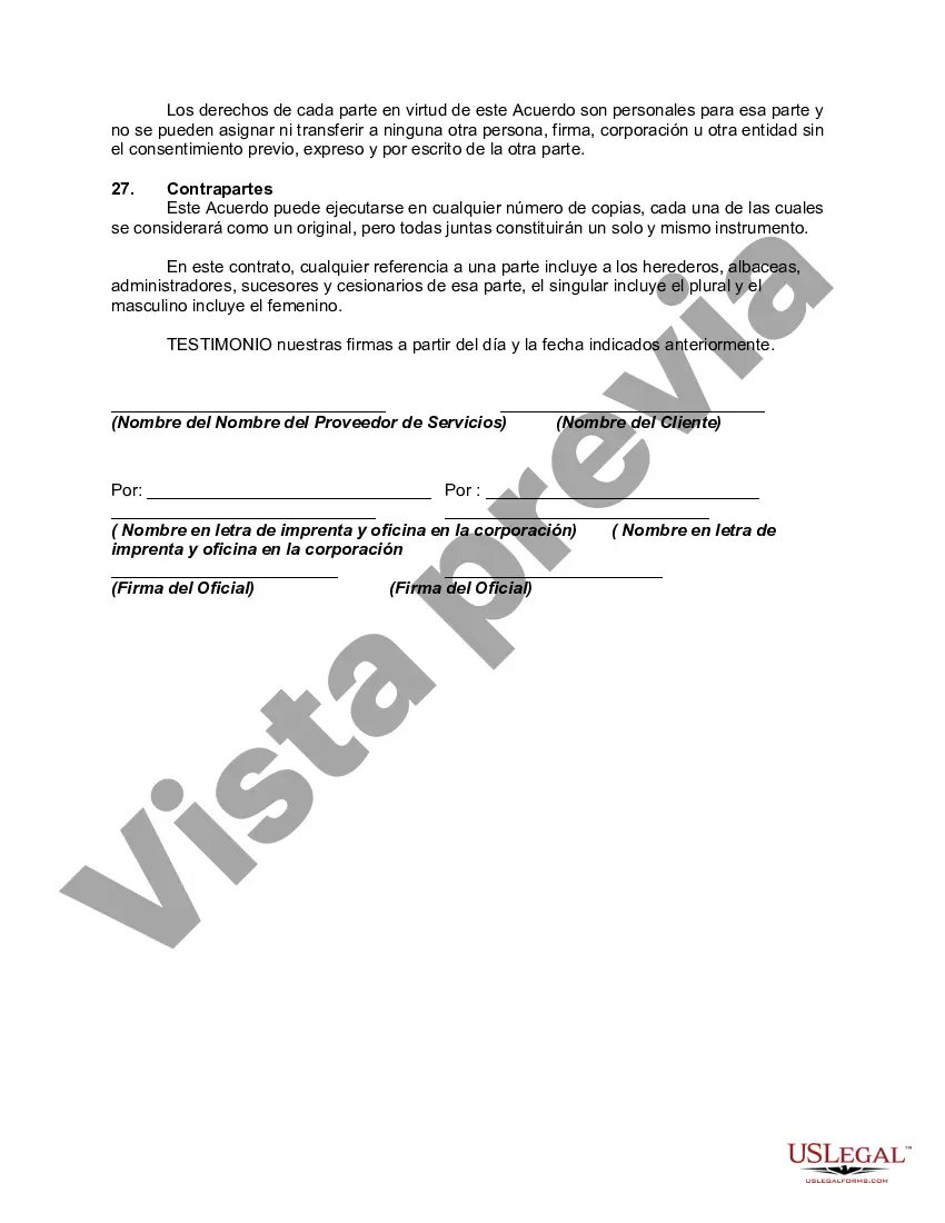 Preview Acuerdo de Pago por Hora para Servicios de Asistente Virtual - Contabilidad