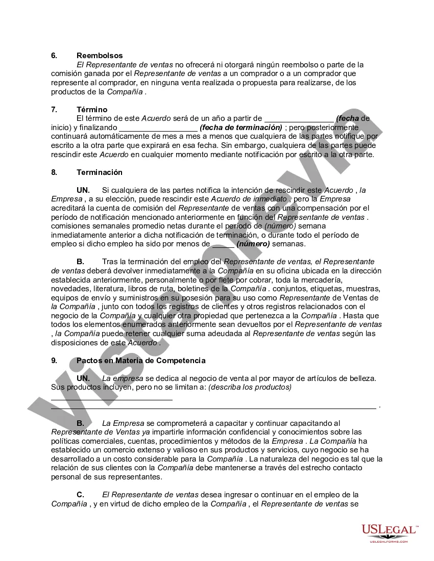Preview Empleo de representante de ventas para vender artículos de belleza al por mayor en territorio exclusivo - Trabajador por cuenta propia