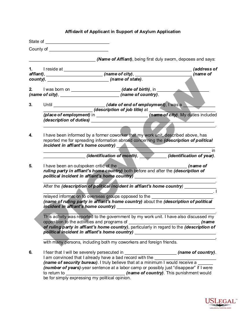 affidavit-and-proof-of-applicant-in-support-of-asylum-application