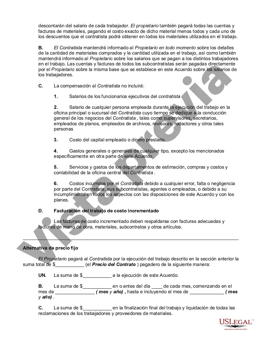Preview Contrato de Construcción para Remodelación de Baños