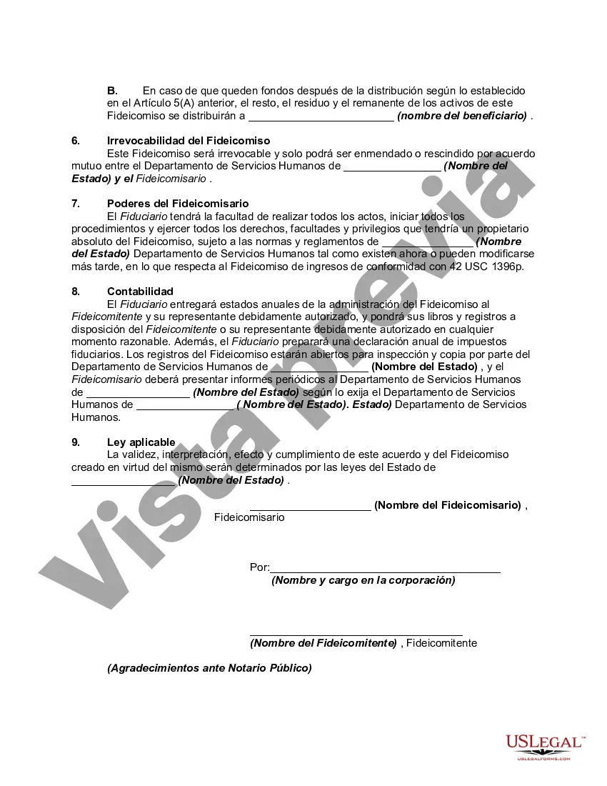 Preview Fideicomiso Miller de ingresos calificados