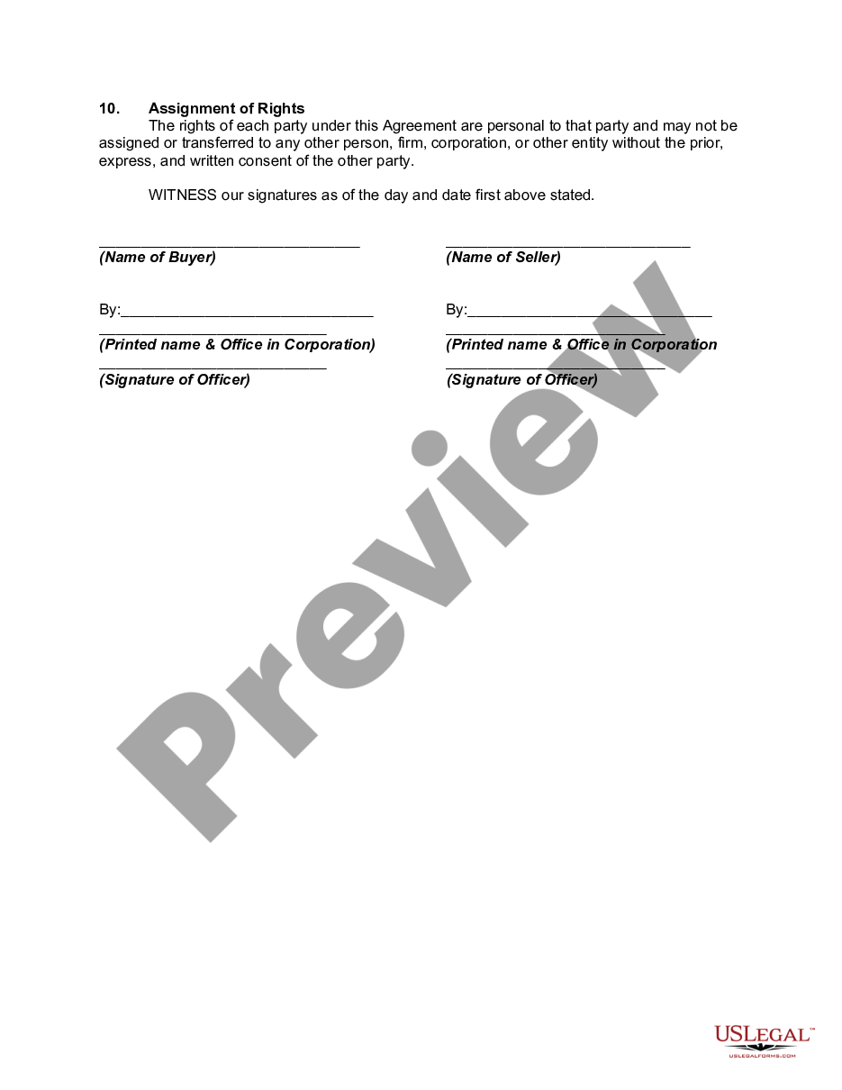 form Indemnification of Buyer and Seller of Business preview
