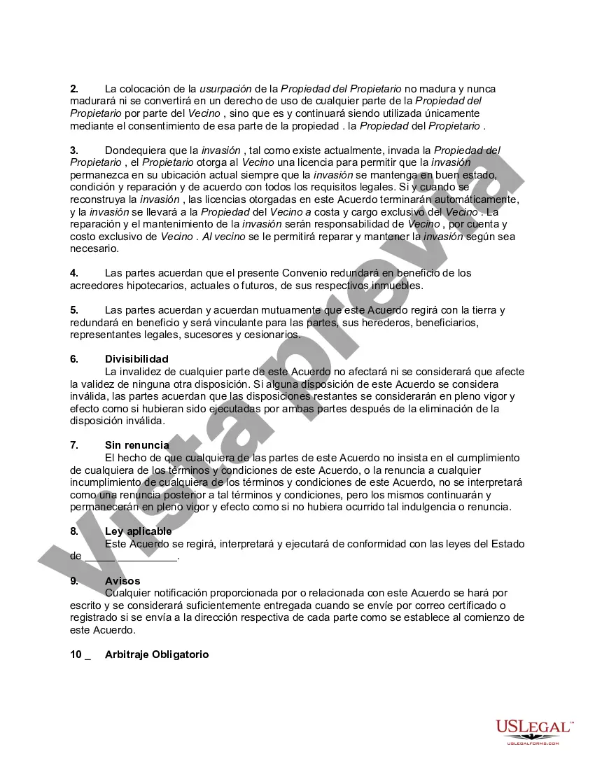 Preview Acuerdo de línea fronteriza para remediar una invasión