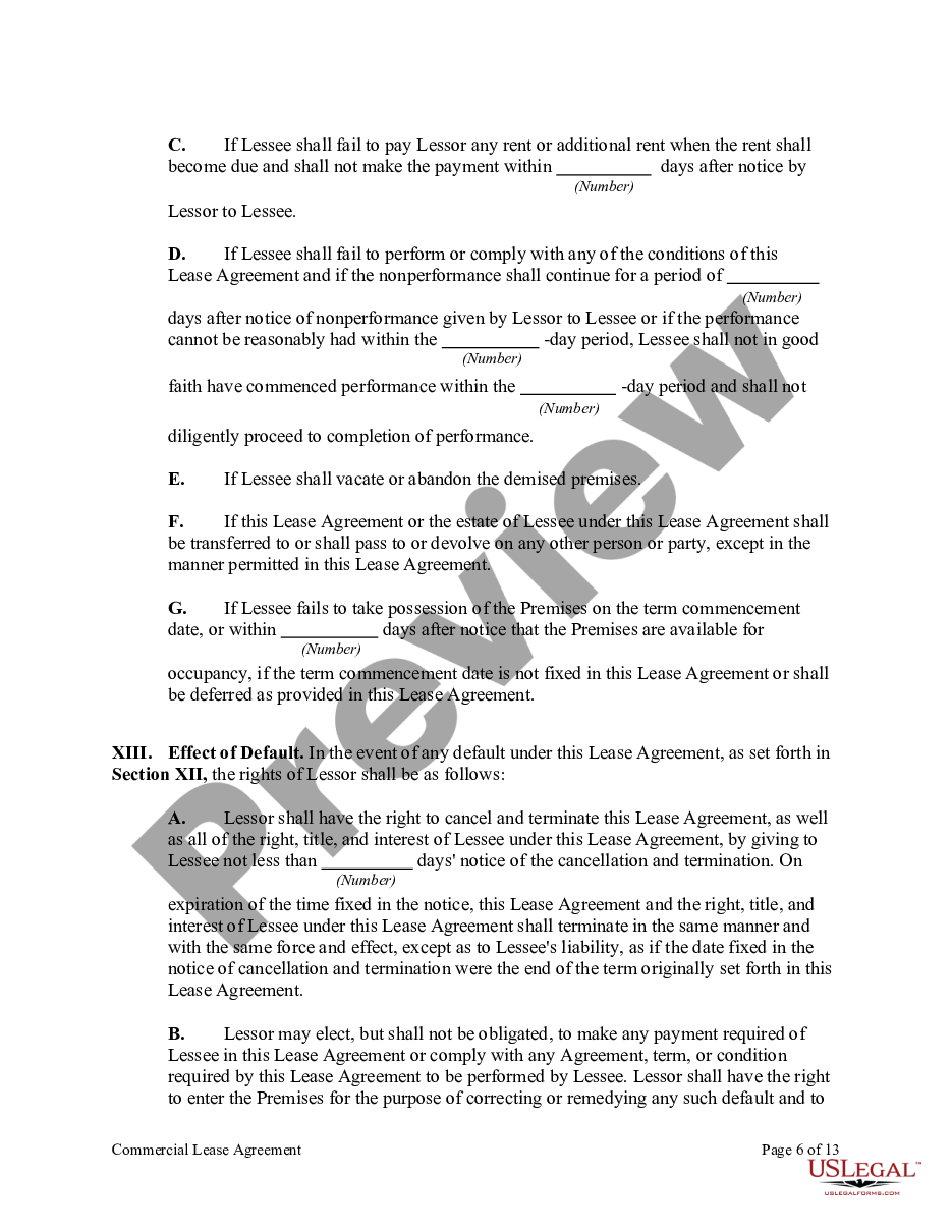 page 5 Commercial Lease Agreement with Option to Renew and Right to Make Alterations preview