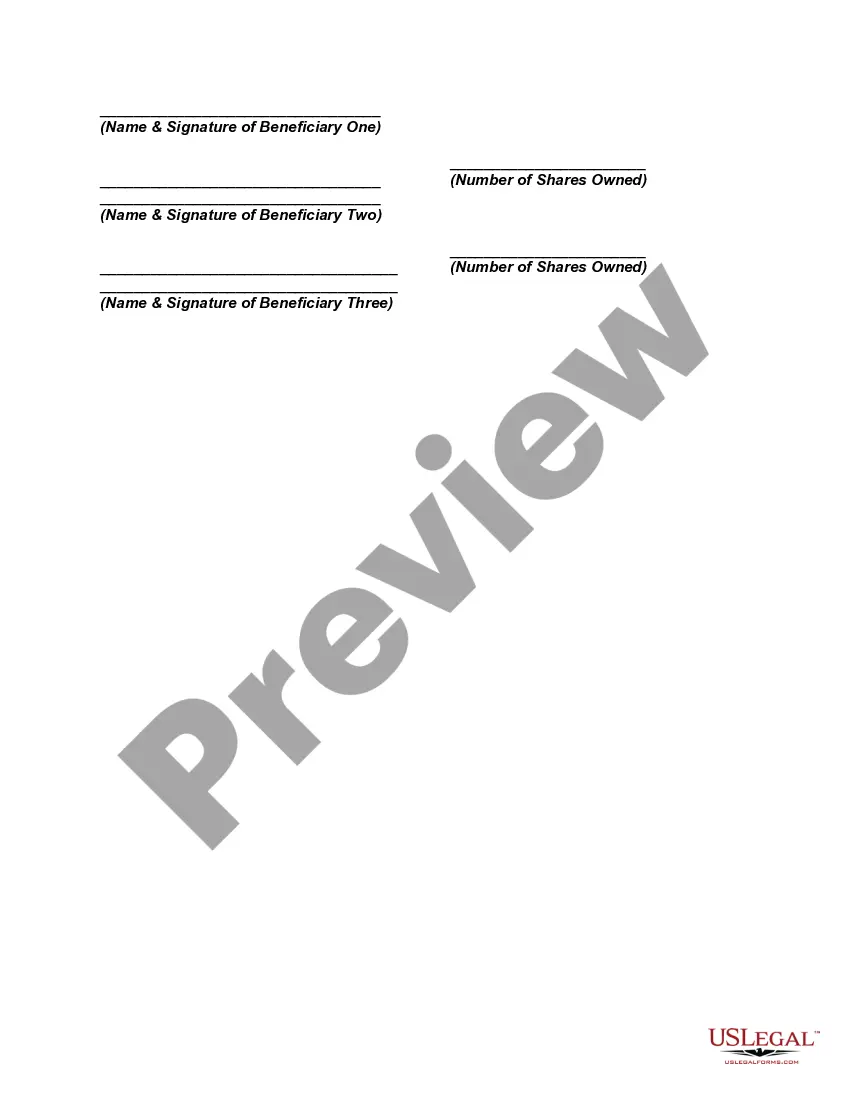 Get Voting Trust Agreement Preview Voting Trust Agreement
