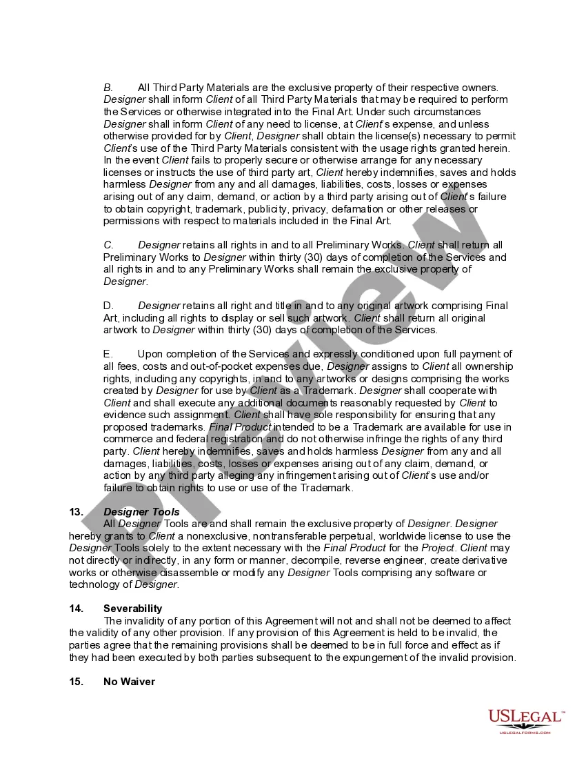 Get Logo Design Agreement Preview Logo Design Agreement