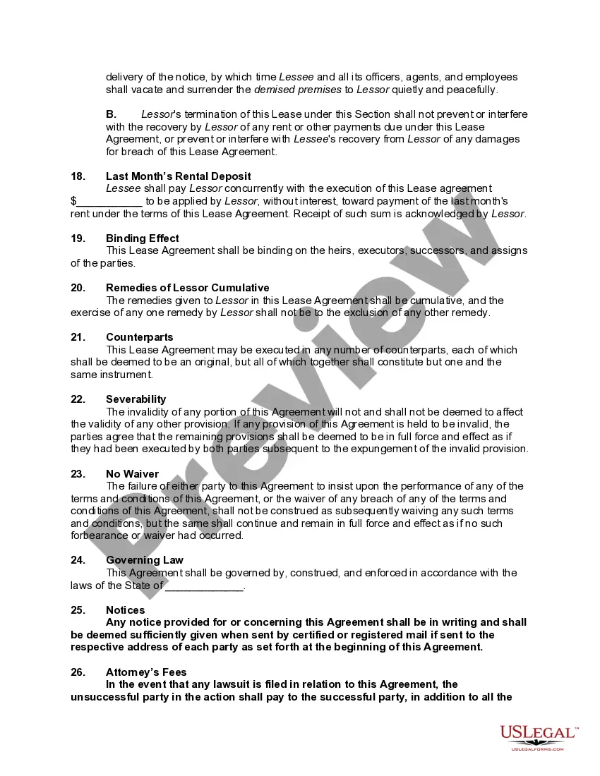 Get Lease of Concession Space in Department Store Preview Lease of Concession Space in Department Store
