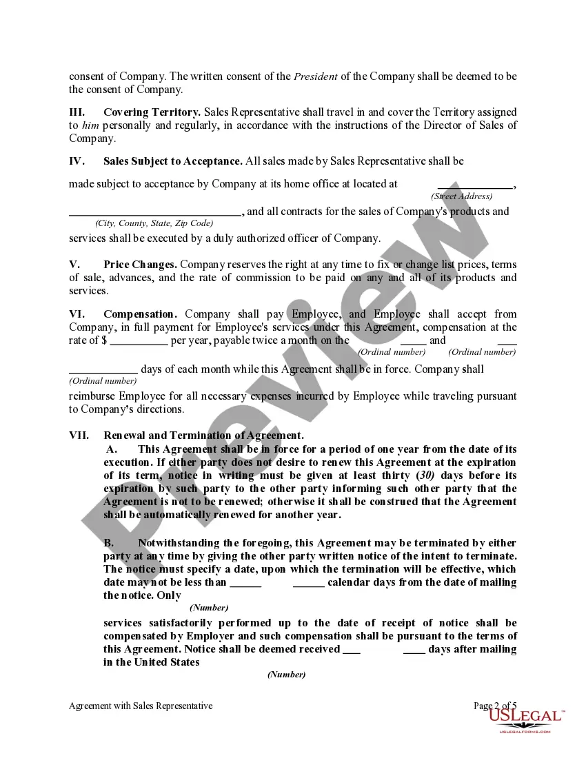 Get Agreement with Sales Representative to Sell and Promote Service of Electric and Electromagnet Motors Preview Agreement with Sales Representative to Sell and Promote Service of Electric and Electromagnet Motors