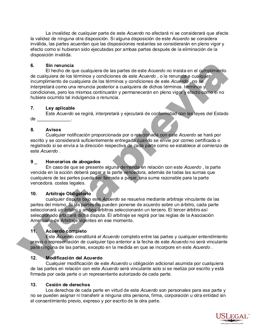 Preview Acuerdo de Empleo con Director de Operaciones de Tiendas de Comestibles Minoristas