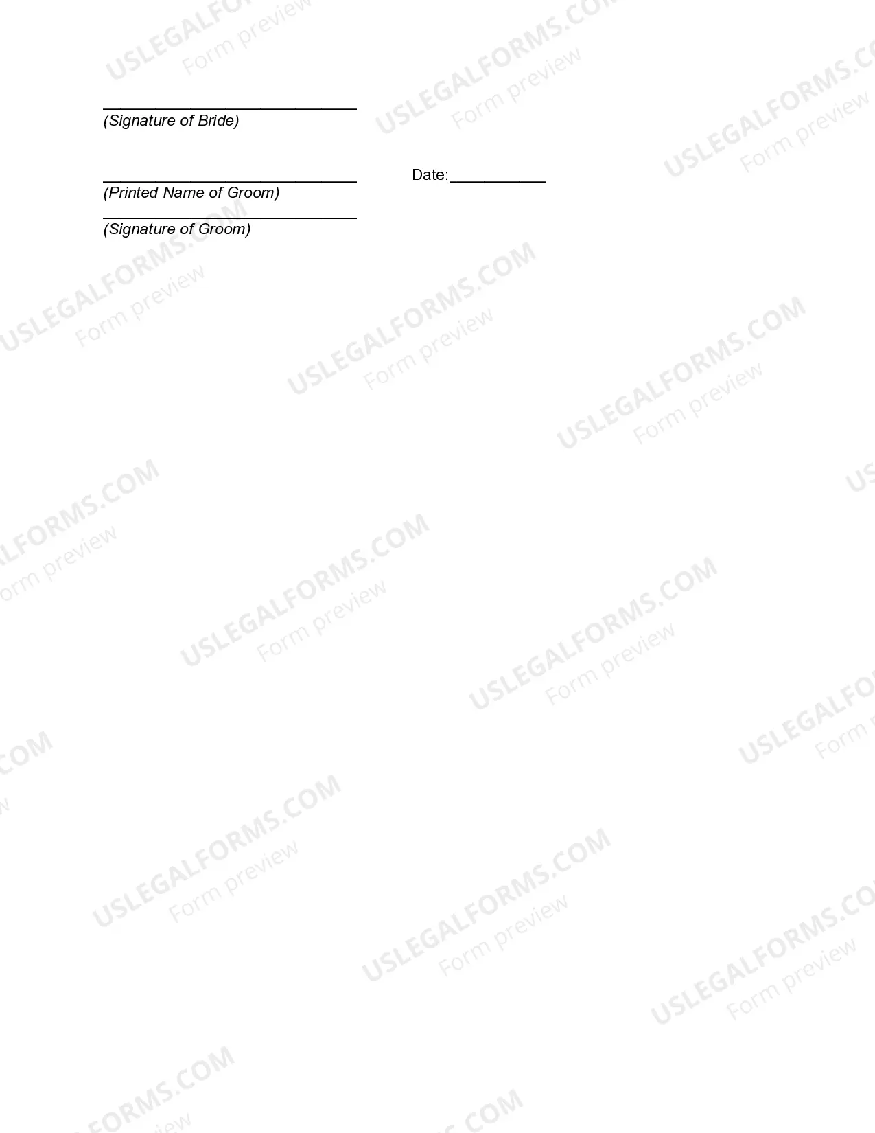 Preview Letter Agreement with Wedding Consultant, Planner or Coordinator - Self-Employed