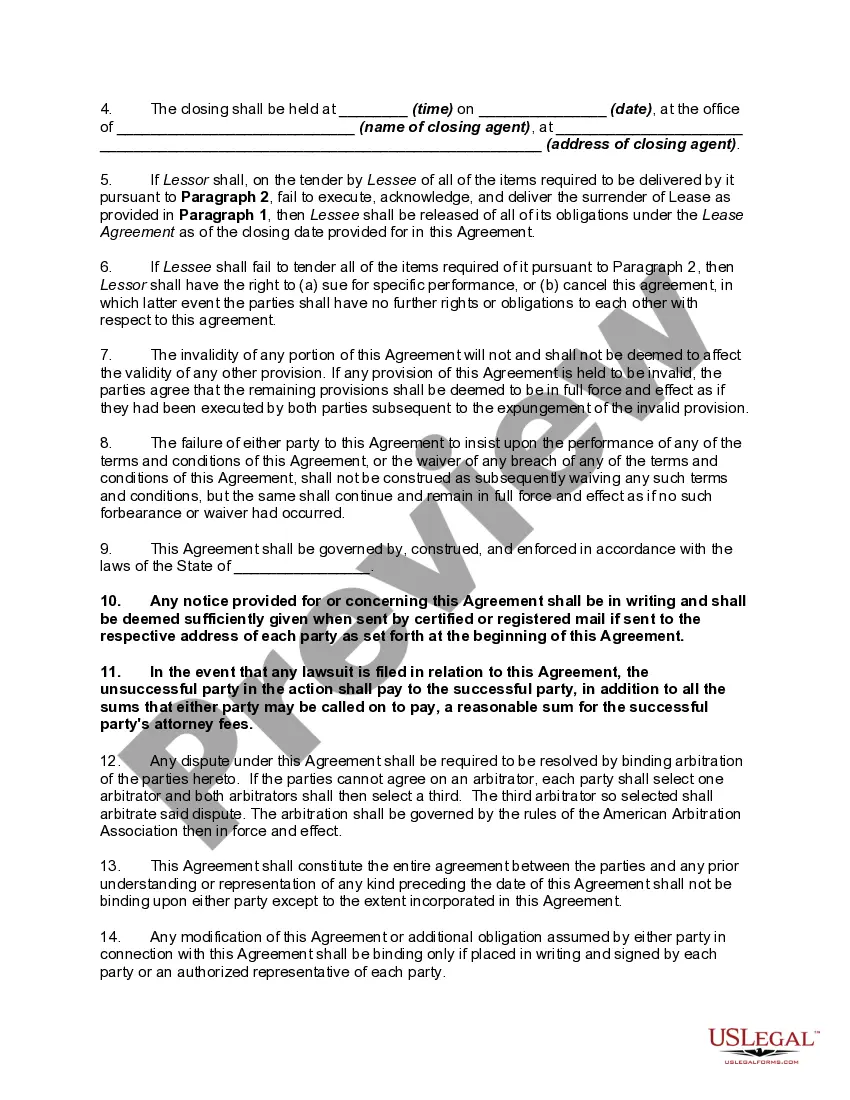 Get Agreement to Terminate Lease Agreement by Mutual Consent upon Termination of Lessee's Business Preview Agreement to Terminate Lease Agreement by Mutual Consent upon Termination of Lessee's Business