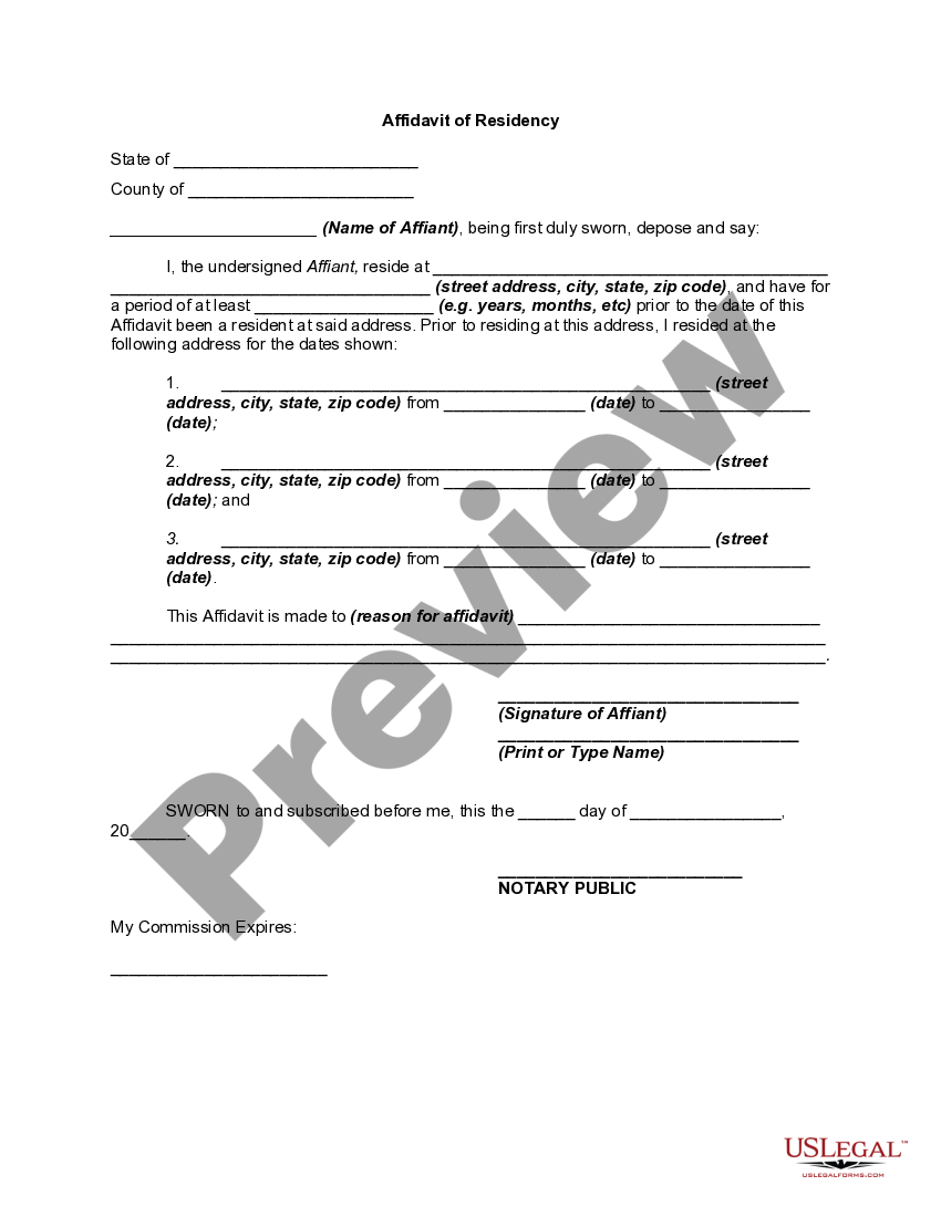 Proof of Residency for Real ID Proof Of Residency US Legal Forms