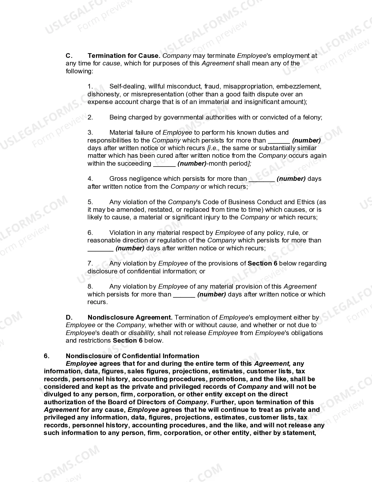 Preview Employment of President of Logistics and Freight Forwarding Company