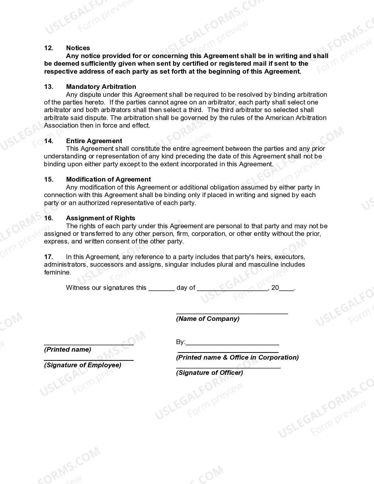 Preview Employment of President of Logistics and Freight Forwarding Company