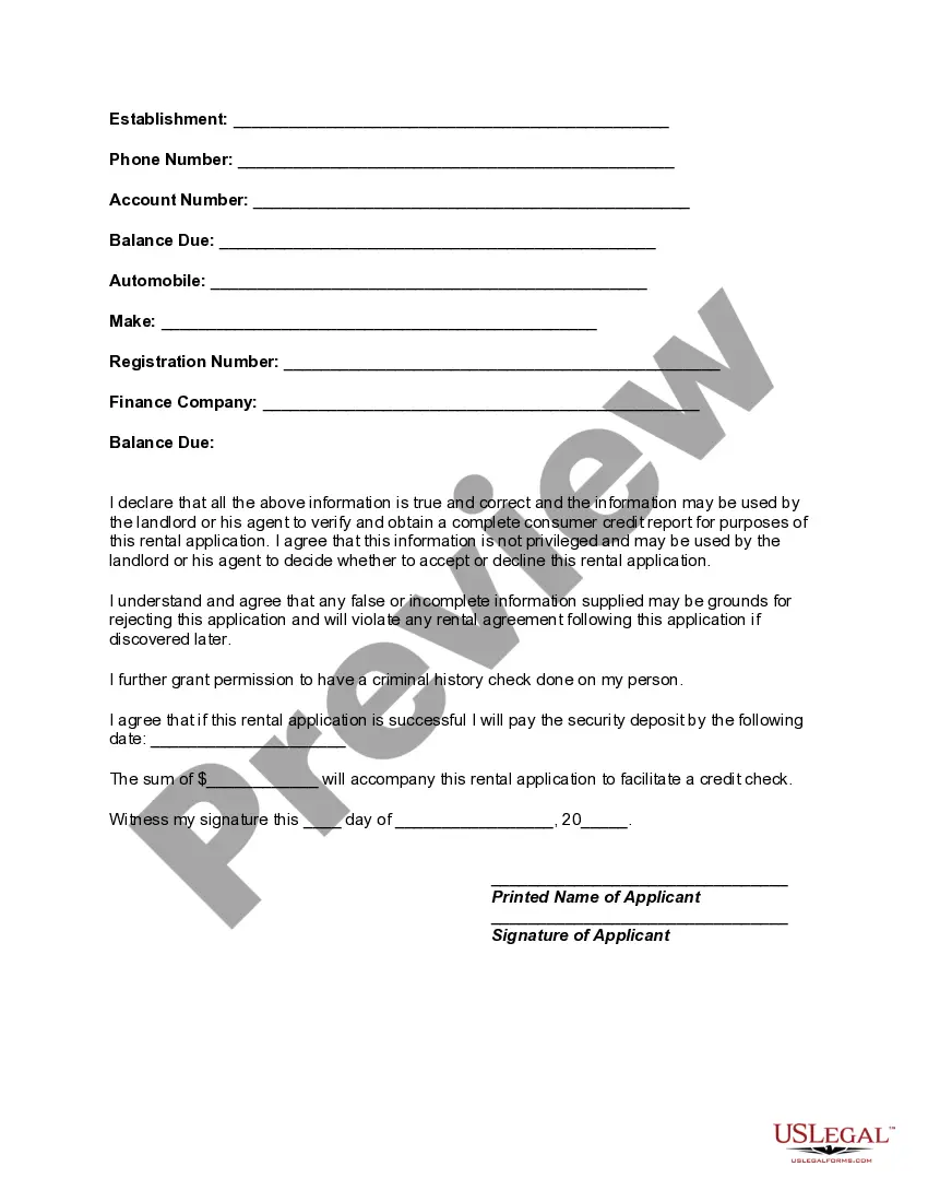 Get Rental Application for Residents and Occupants Preview Rental Application for Residents and Occupants