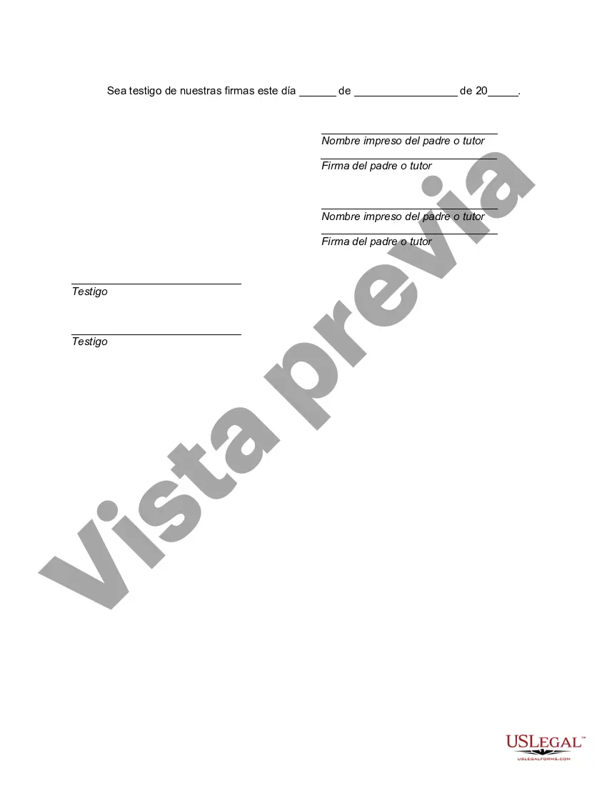 Preview Permiso para el uso de fotografías para publicación escolar o sitio web