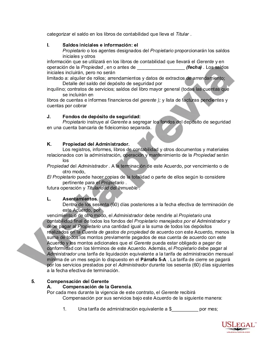 Preview Acuerdo con Contratista Independiente para Administrar Edificio de Oficinas