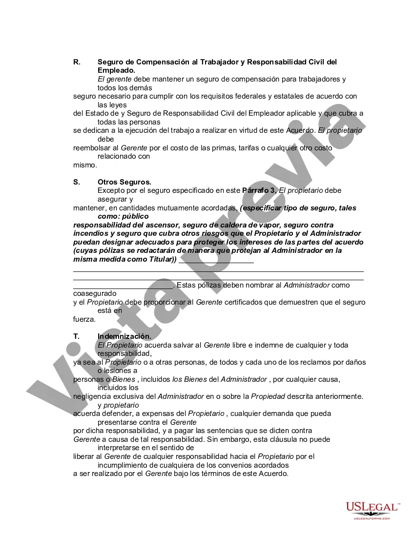 Preview Acuerdo con Contratista Independiente para Administrar Edificio de Oficinas
