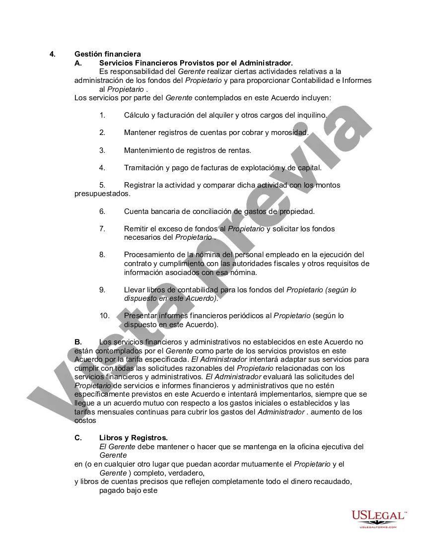 Preview Acuerdo con Contratista Independiente para Administrar Edificio de Oficinas