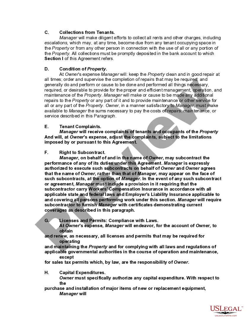 Get Agreement with Independent Contractor to Manage Office Building Preview Agreement with Independent Contractor to Manage Office Building