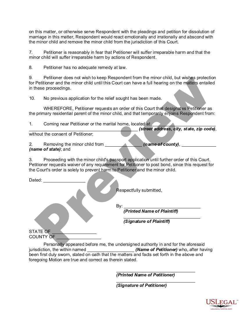 Ex - Ex Parte | US Legal Forms