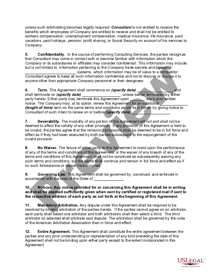 Get Marketing Consultant Agreement between Purchaser of Business and Former Employee Preview Marketing Consultant Agreement between Purchaser of Business and Former Employee