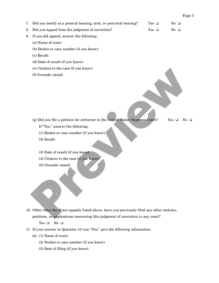 Get Motion to Vacate, Set Aside, Modify or Correct a Sentence by a Person in Federal Custody Preview Motion to Vacate, Set Aside, Modify or Correct a Sentence by a Person in Federal Custody
