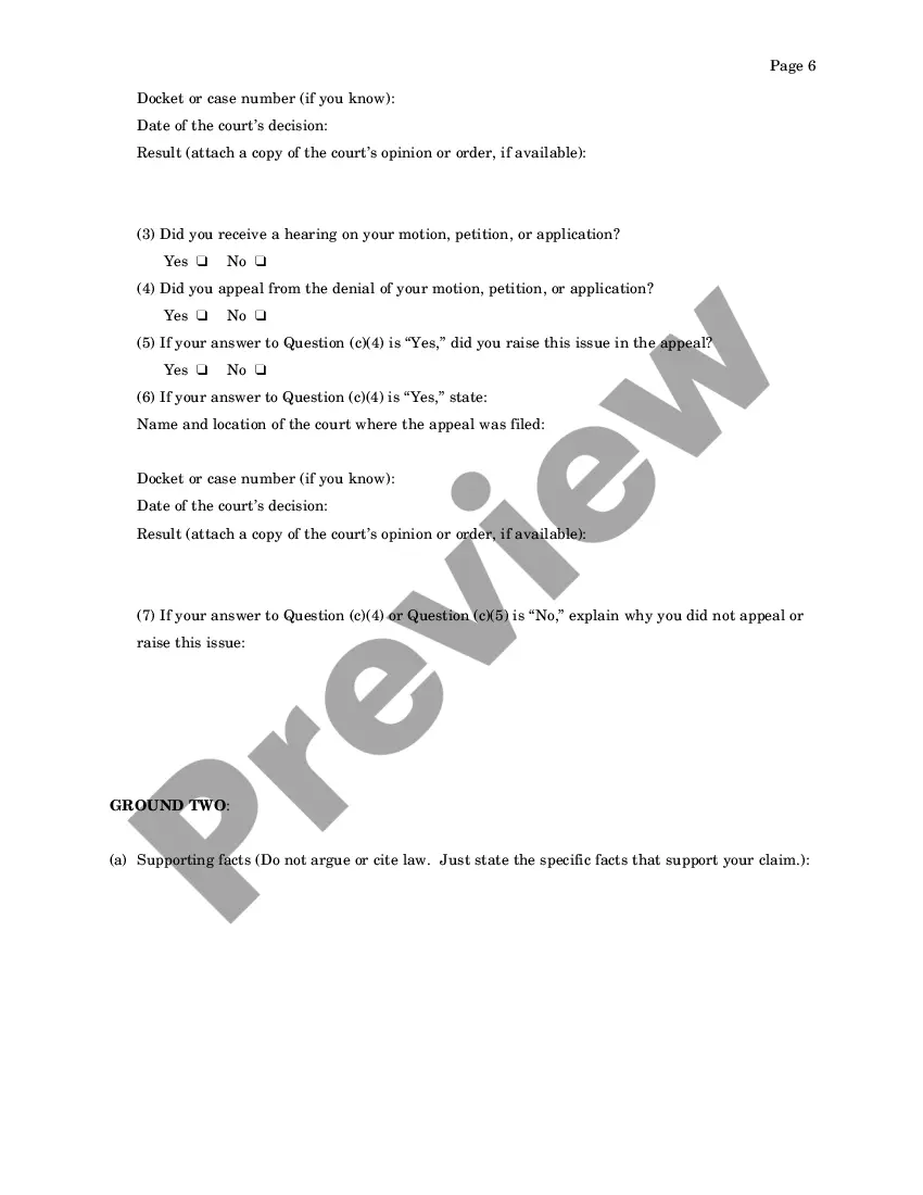Get Motion to Vacate, Set Aside, Modify or Correct a Sentence by a Person in Federal Custody Preview Motion to Vacate, Set Aside, Modify or Correct a Sentence by a Person in Federal Custody