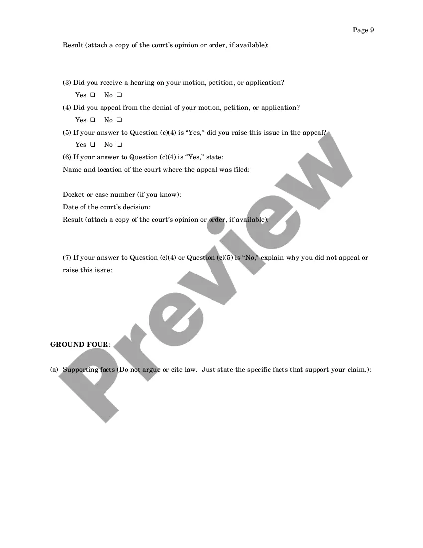 Get Motion to Vacate, Set Aside, Modify or Correct a Sentence by a Person in Federal Custody Preview Motion to Vacate, Set Aside, Modify or Correct a Sentence by a Person in Federal Custody