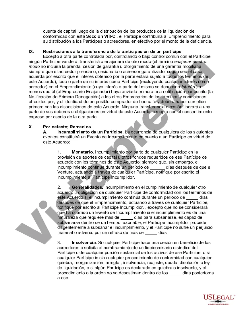 Preview Acuerdo de empresa conjunta para poseer, desarrollar y operar un parque industrial