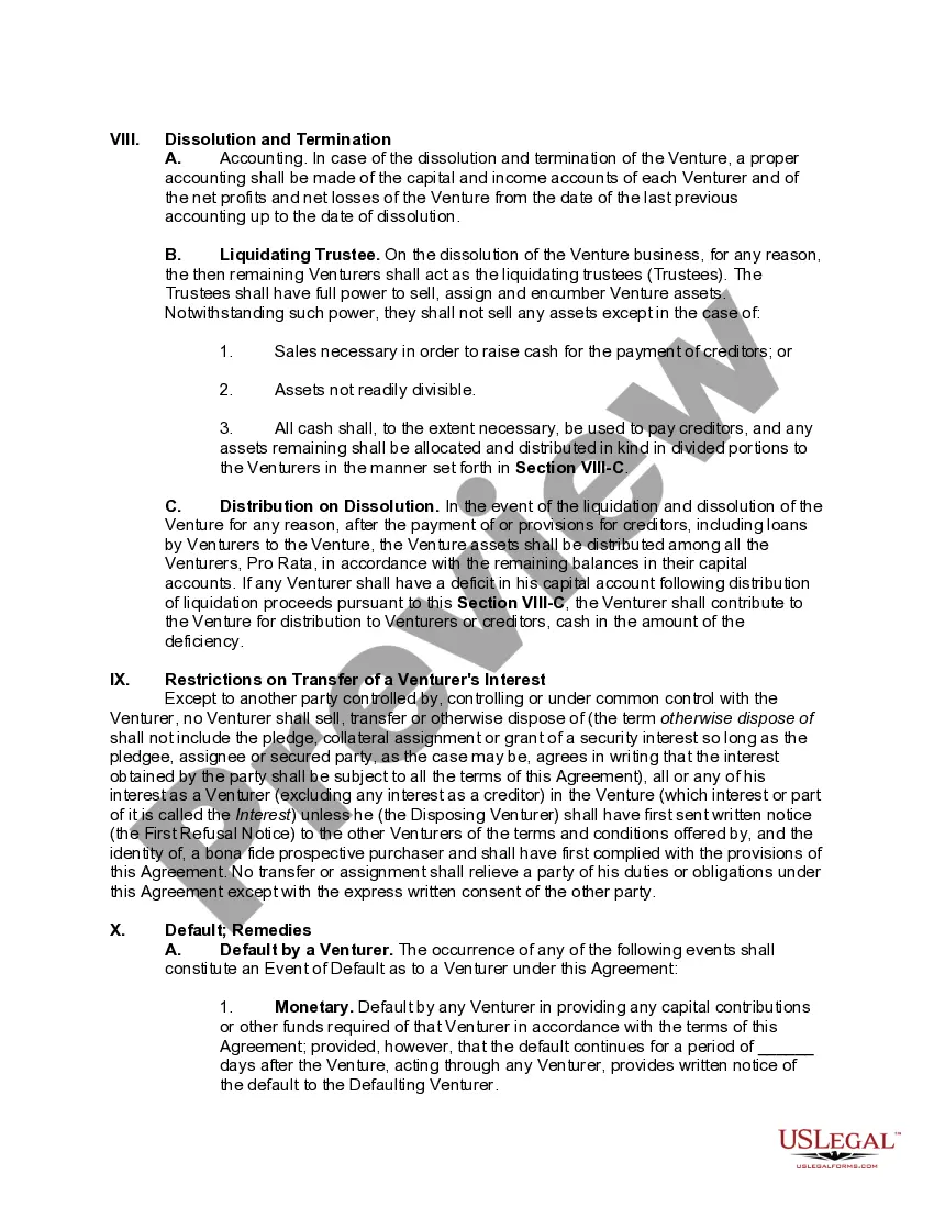 Get Joint Venture Agreement to Own, Develop, and Operate Industrial Park Preview Joint Venture Agreement to Own, Develop, and Operate Industrial Park