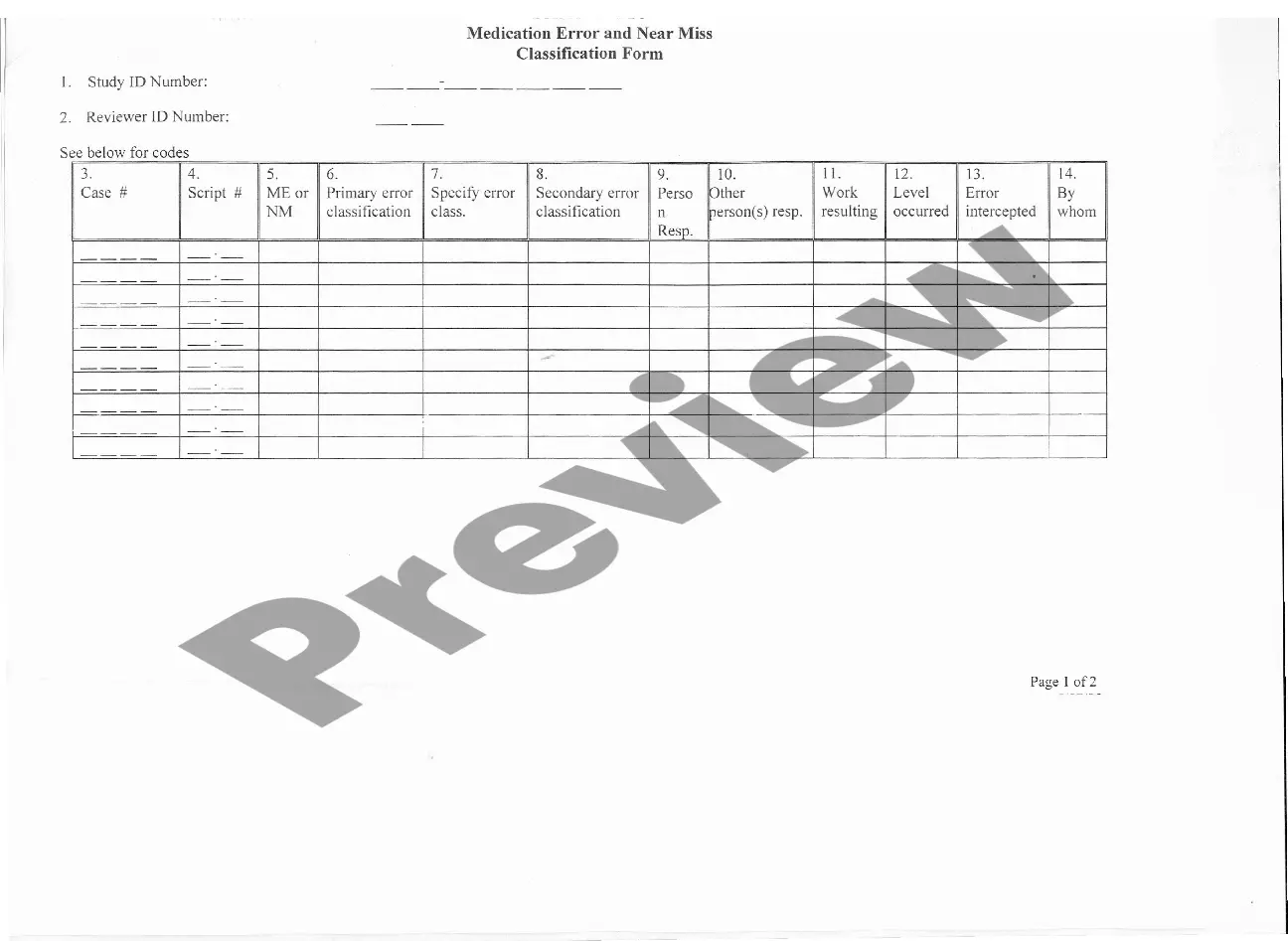 Form preview