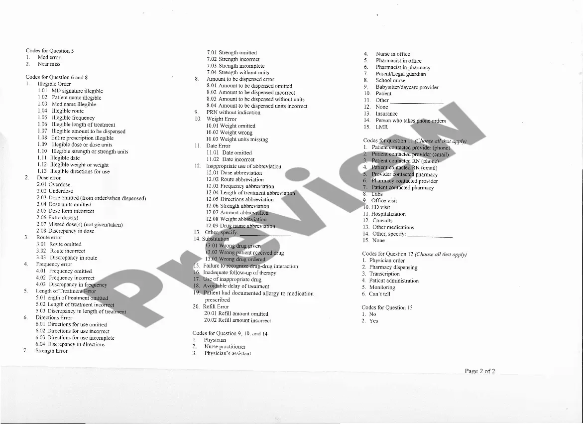 Get Medication Data Form - Medication Error and Near Miss Classification Preview Medication Data Form - Medication Error and Near Miss Classification