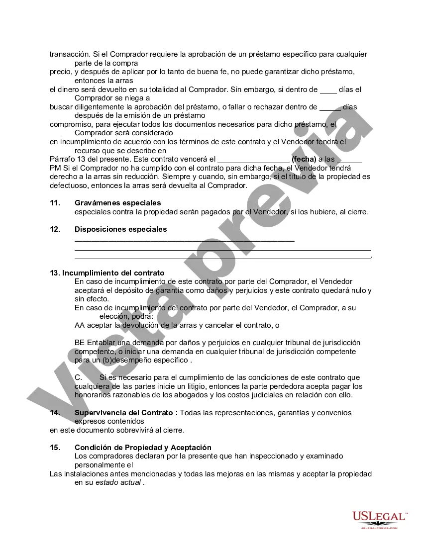 Preview Contrato de Compraventa de Propiedad Comercial o Industrial
