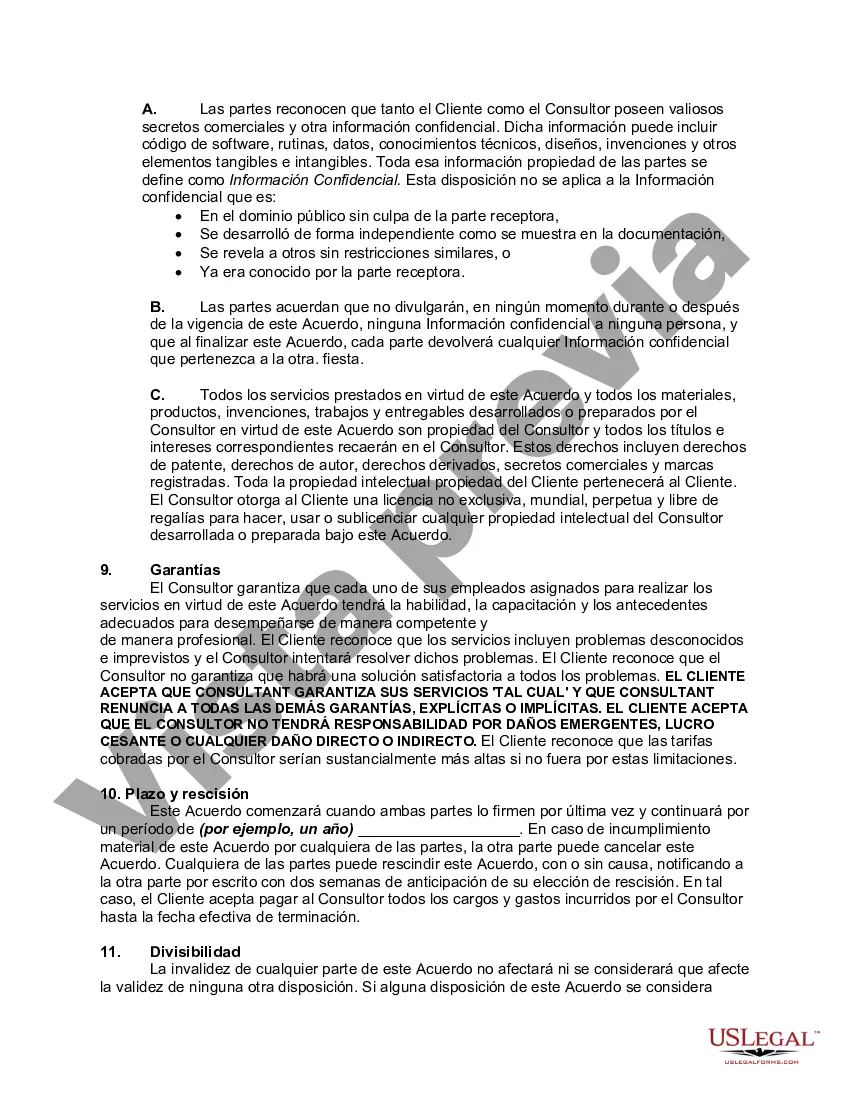 Preview Contrato de Servicios de Capacitación y Consultoría