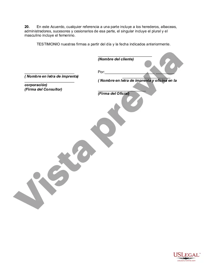 Preview Contrato de Servicios de Capacitación y Consultoría